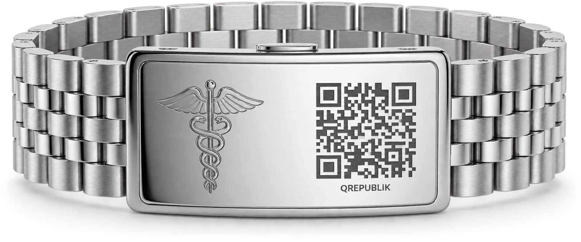Medical ID bracelet QR code