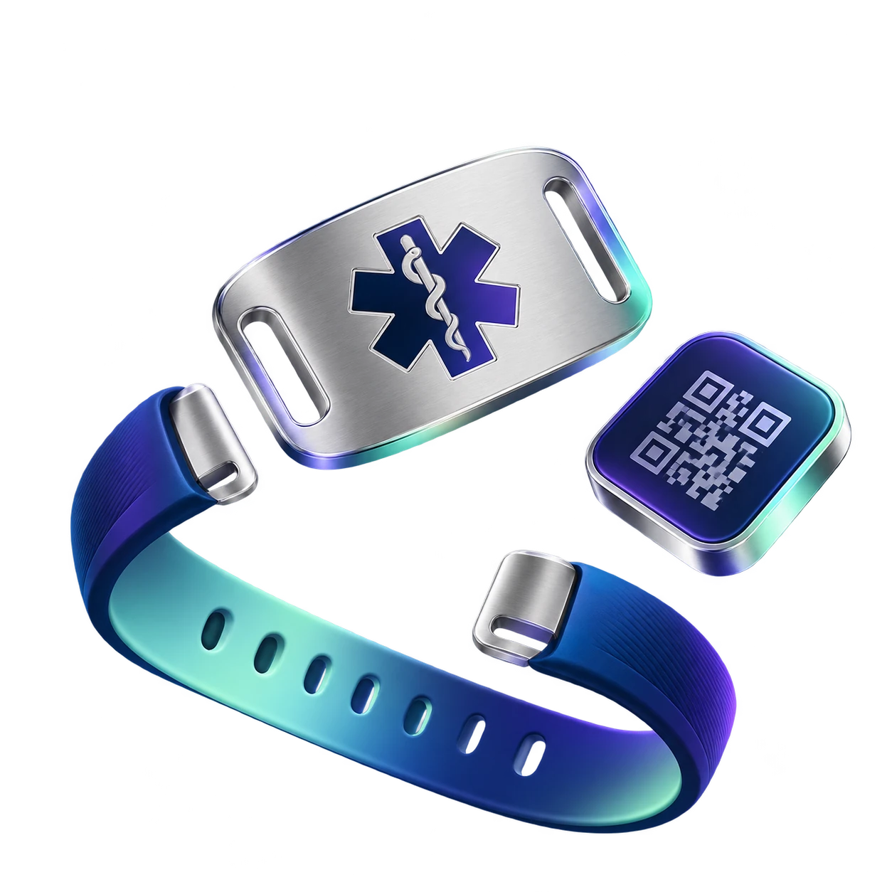 Medical ID bracelet with an access point