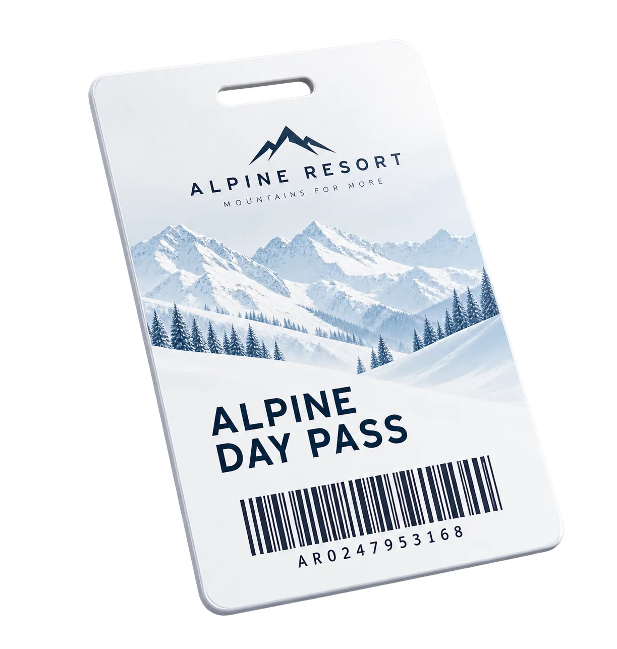 Standard Alpine ski pass