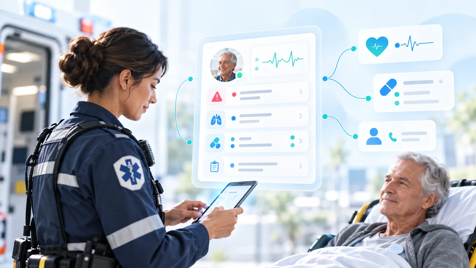 Emergency responder accessing relevant Medical ID information