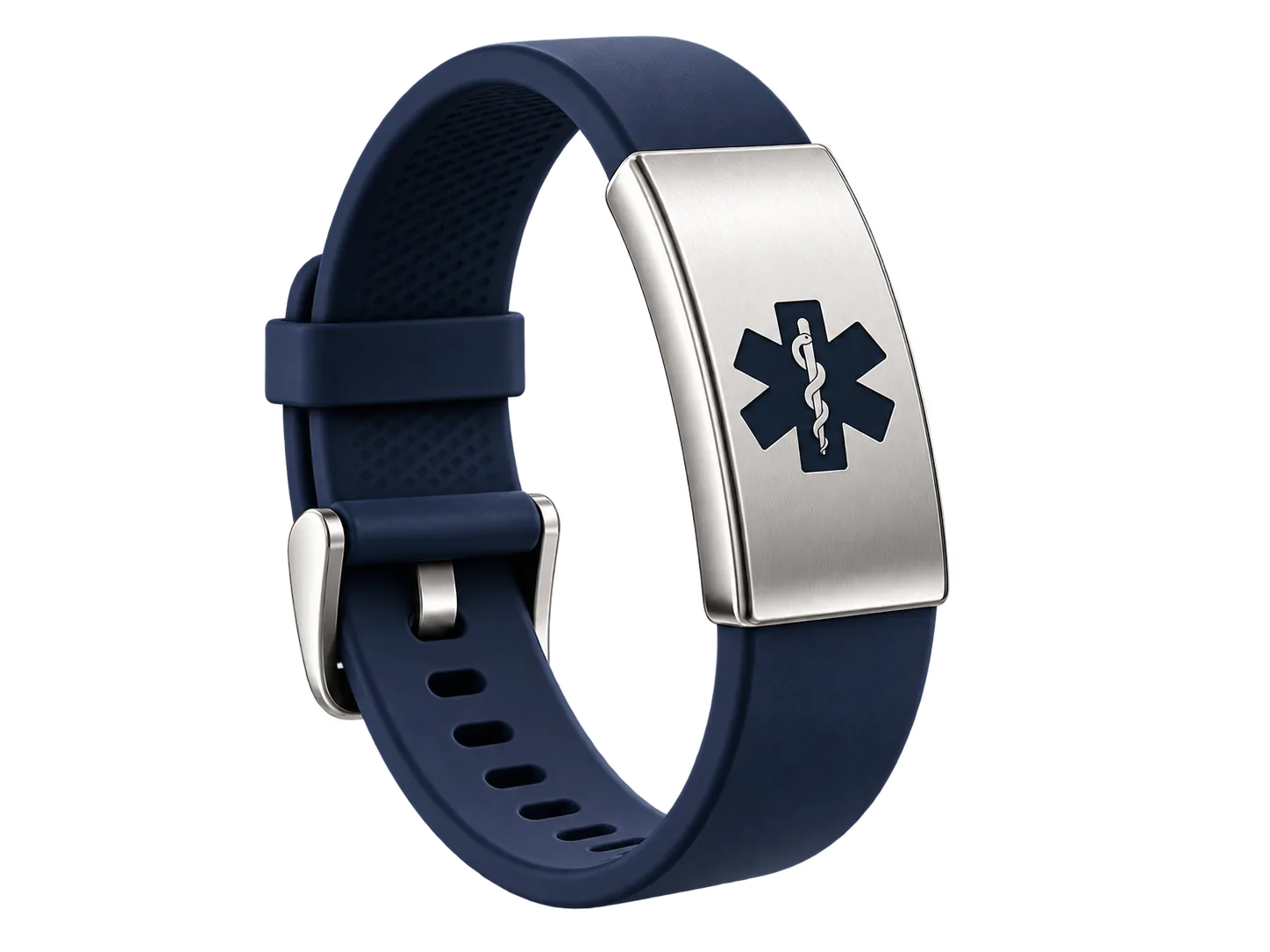 Traditional engraved Medical ID bracelet